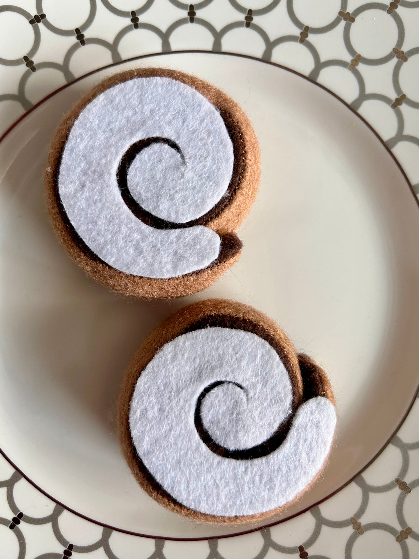 Felt Cinnamon Roll