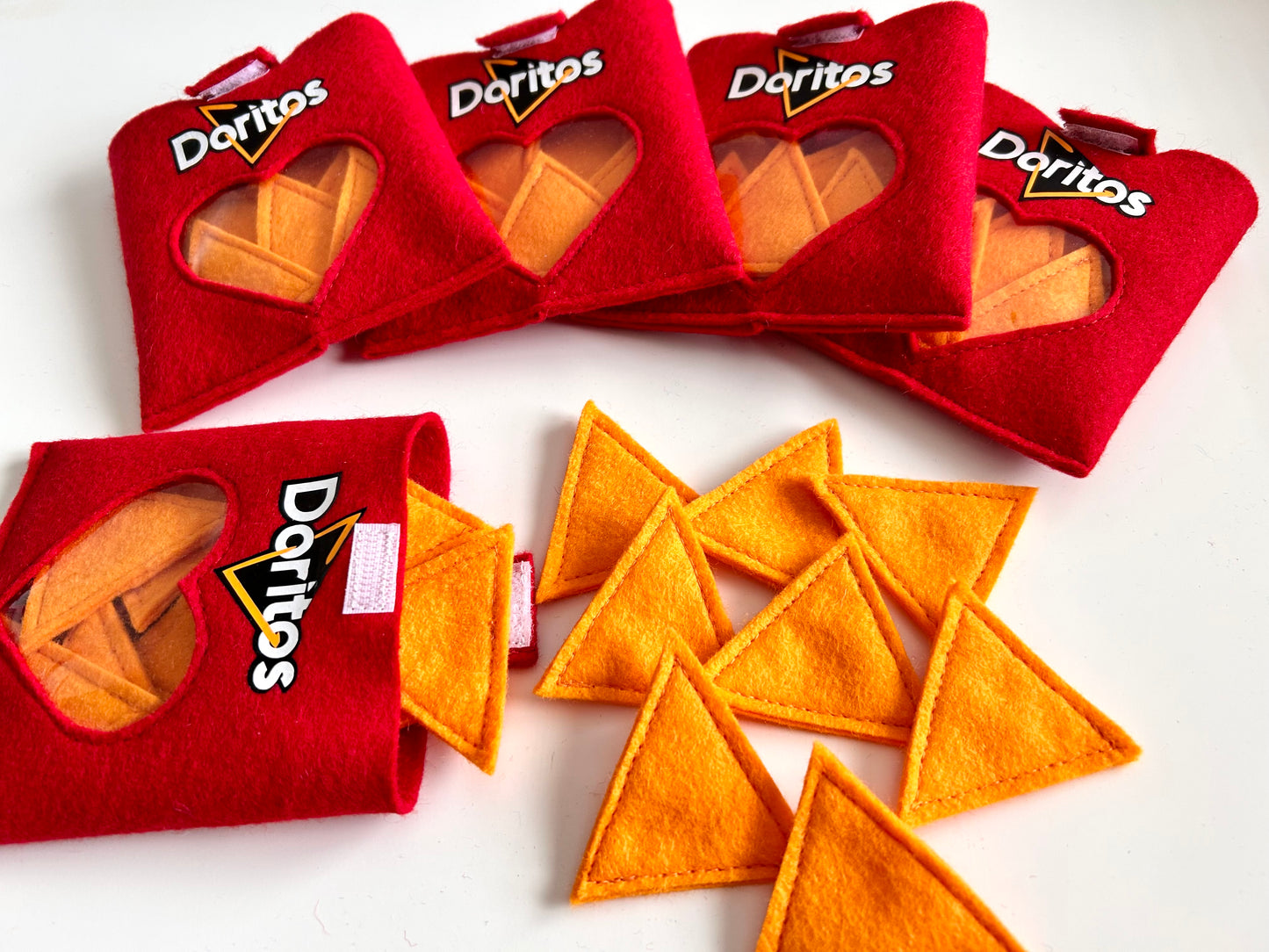 Felt Dorito Nacho Chips