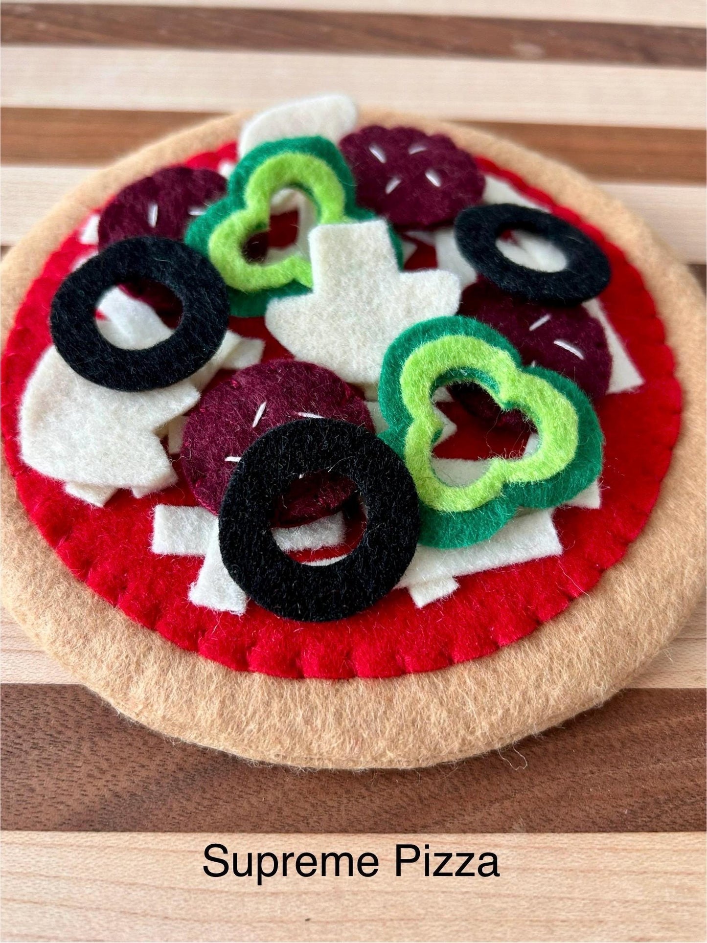 Felt Supreme Pizza