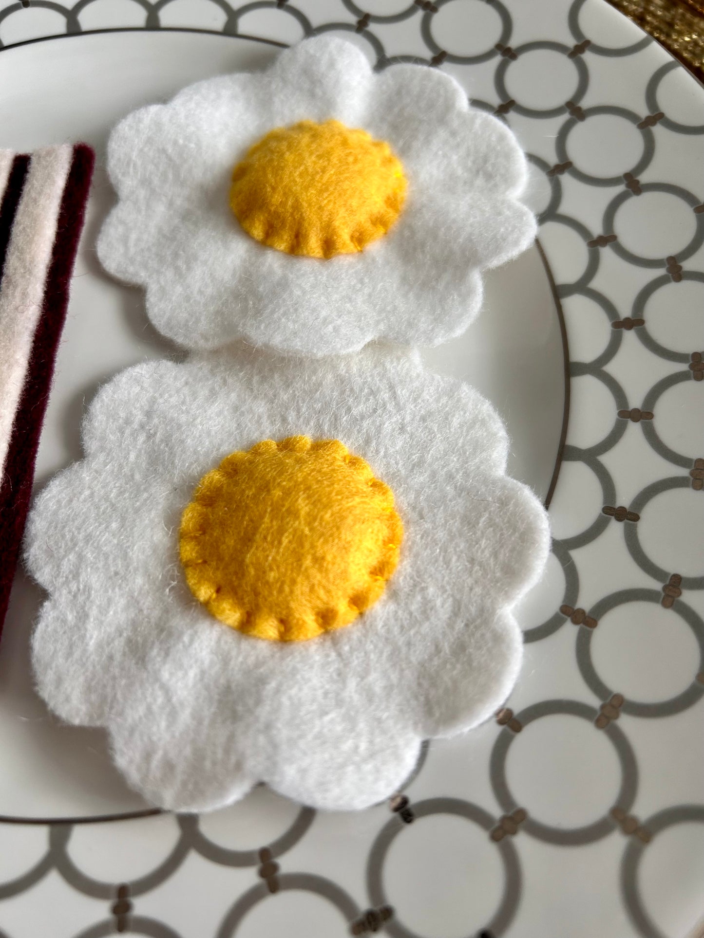 Felt Eggs and Bacon