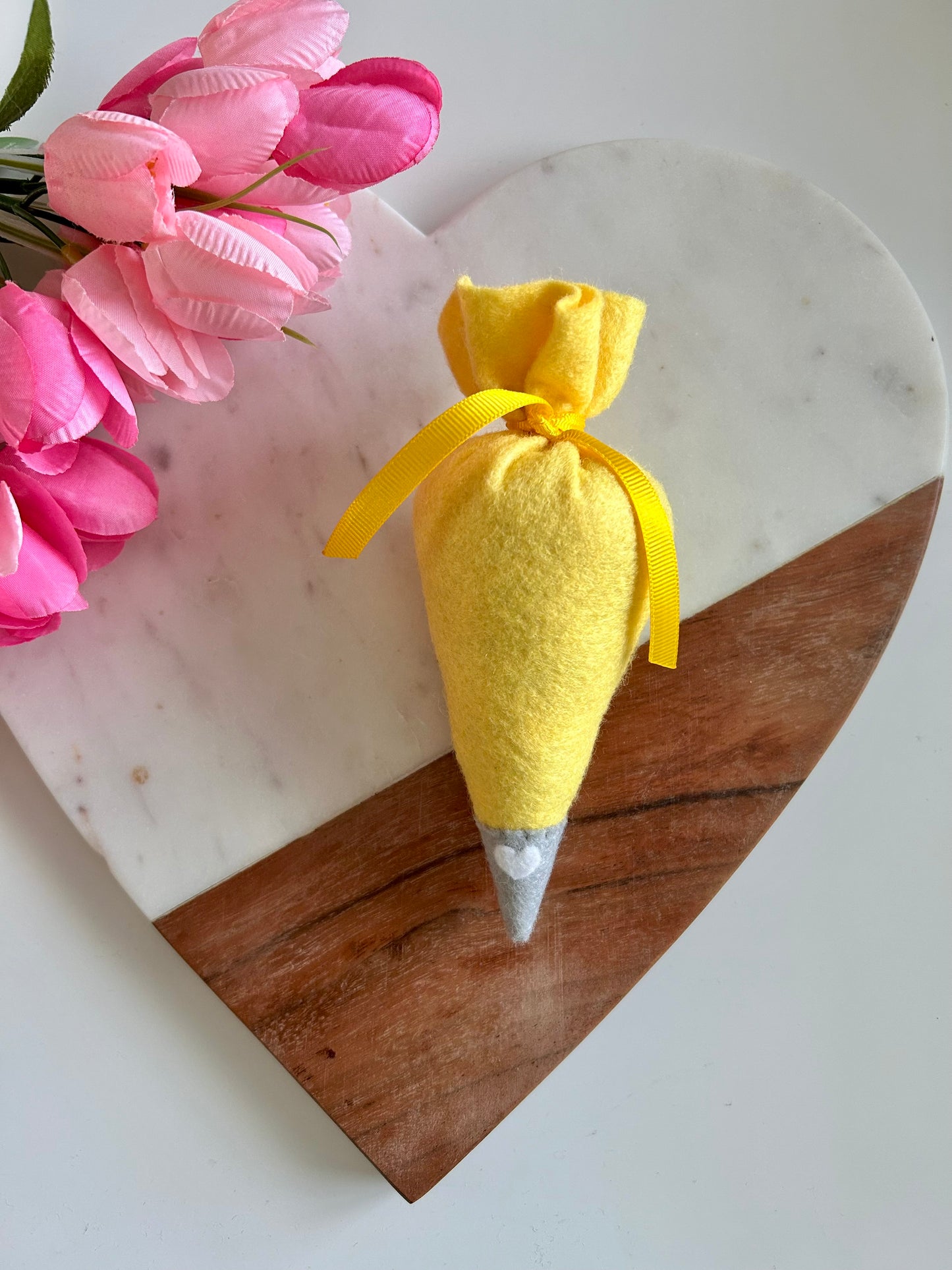 Yellow Felt Piping Bag