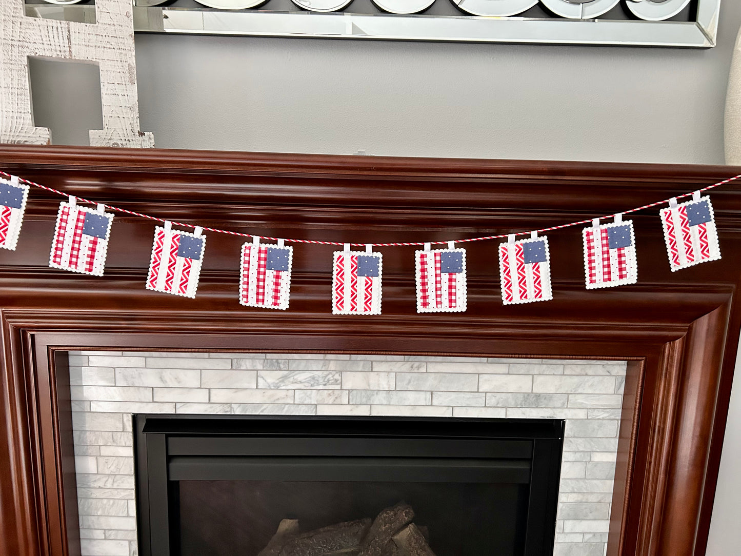 Fabric Flag Garland