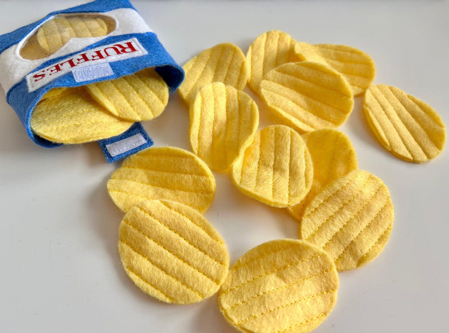 Felt Ruffles Potato Chips