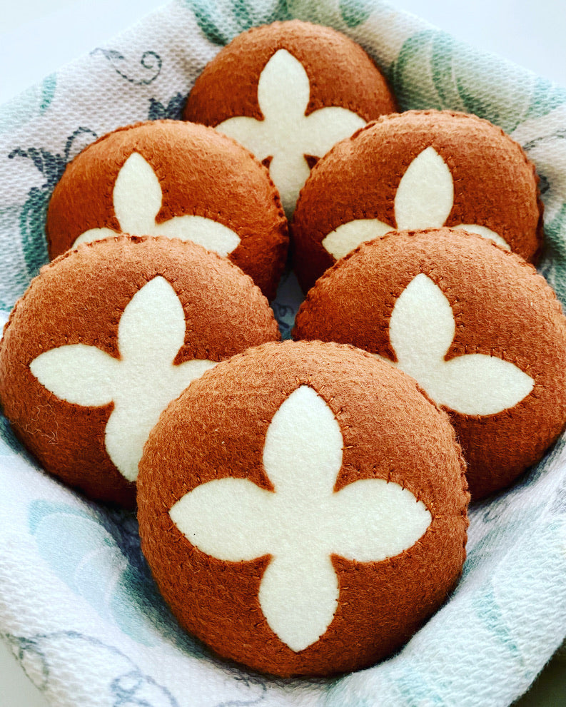 Felt Round Rye Bread