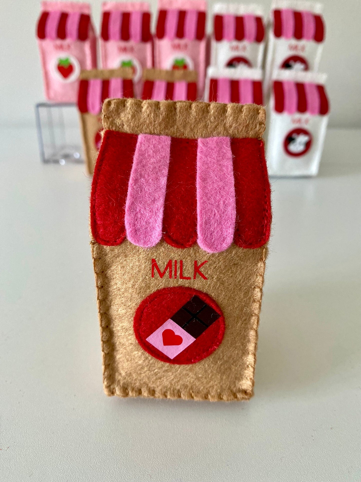 Felt Chocolate Milk Carton