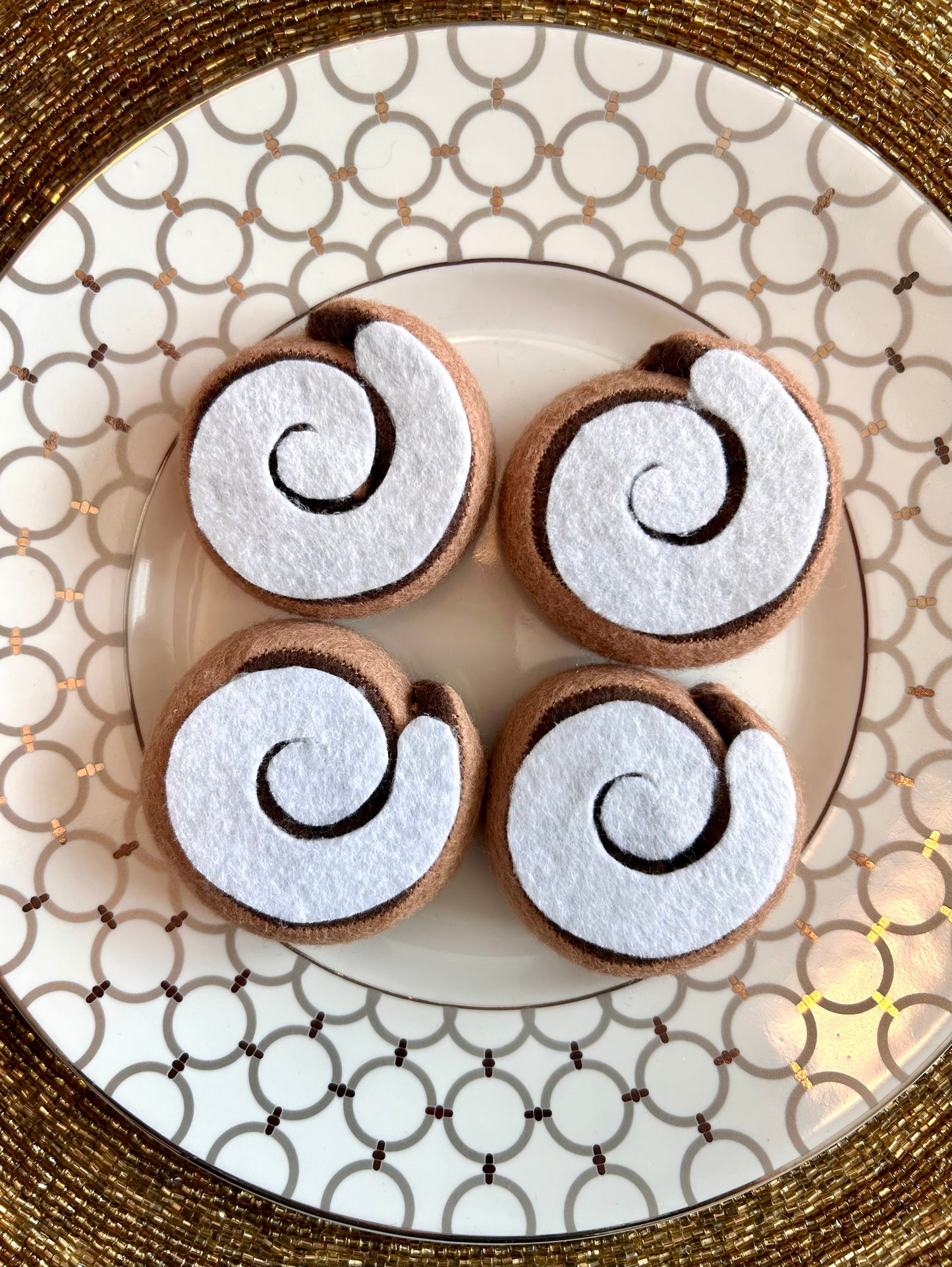 Felt Cinnamon Roll