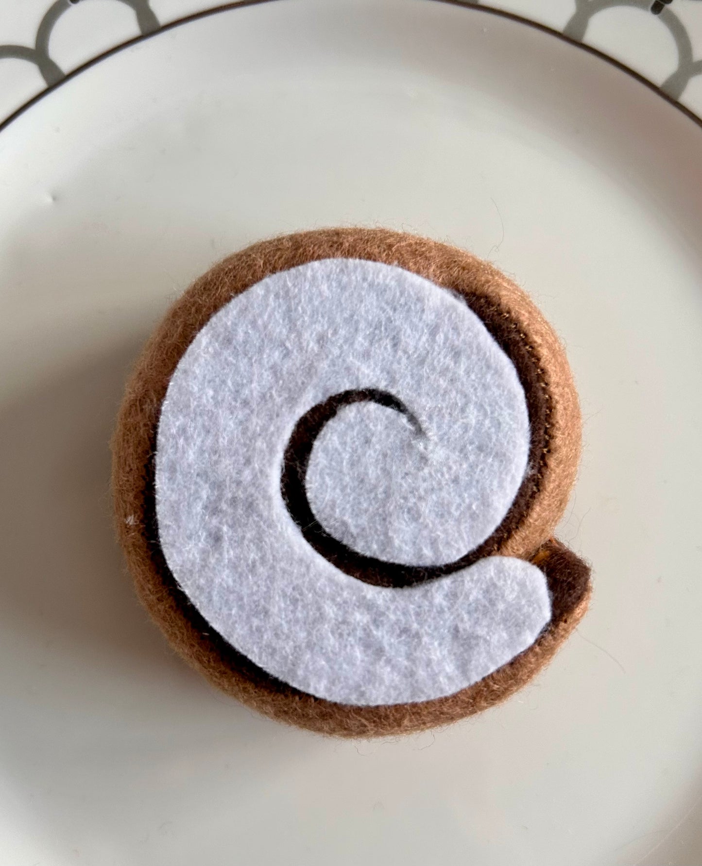 Felt Cinnamon Roll