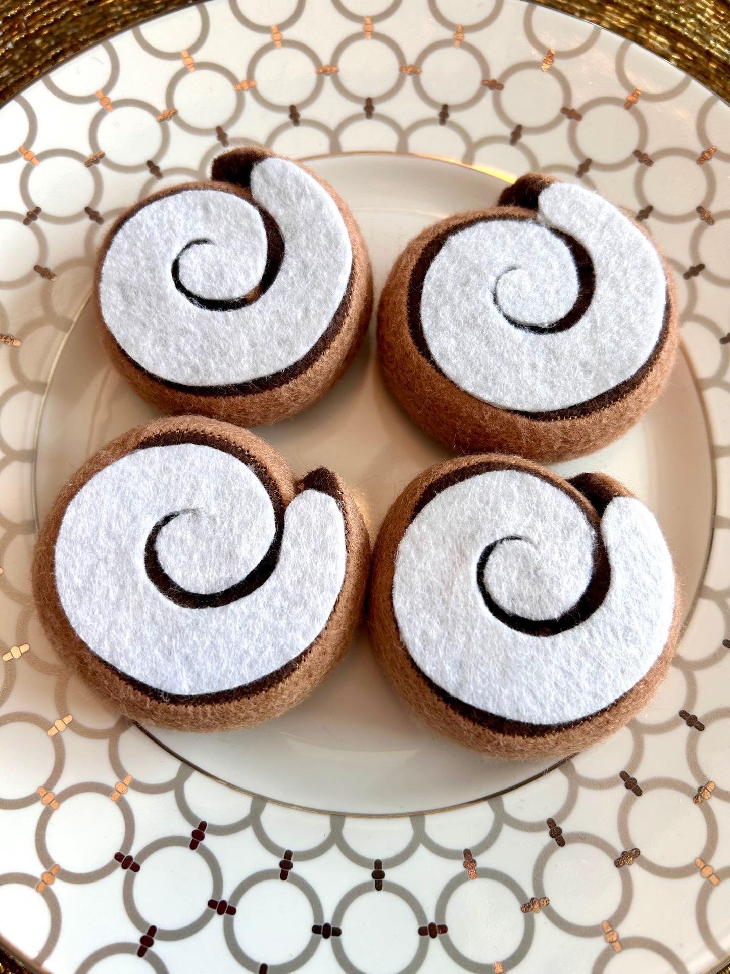 Felt Cinnamon Roll