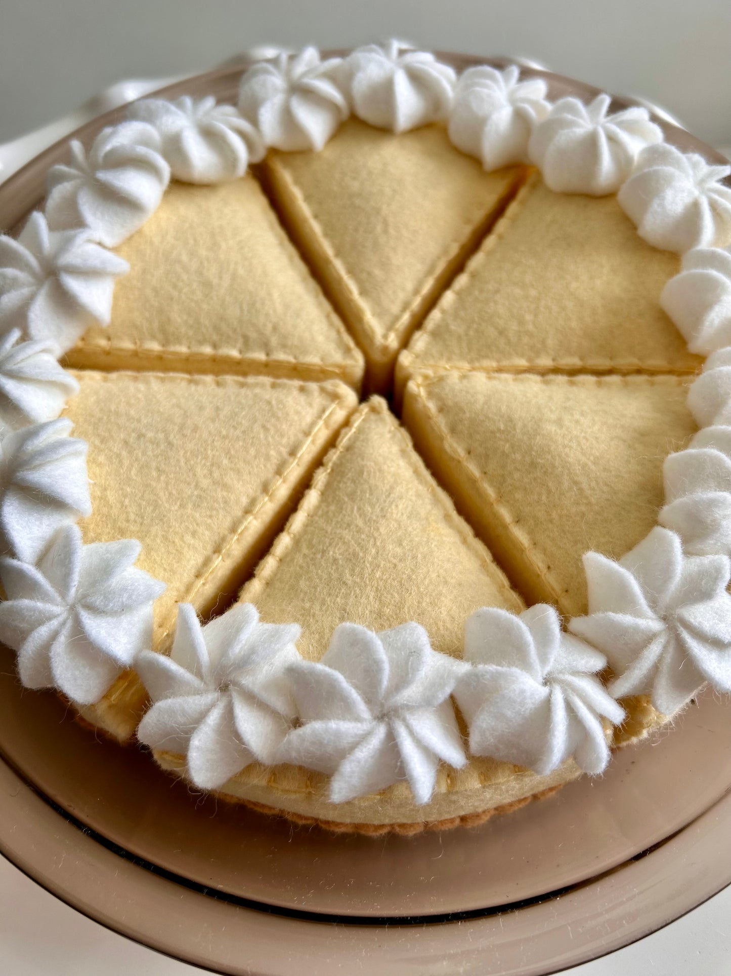 Felt Cheesecake Slice