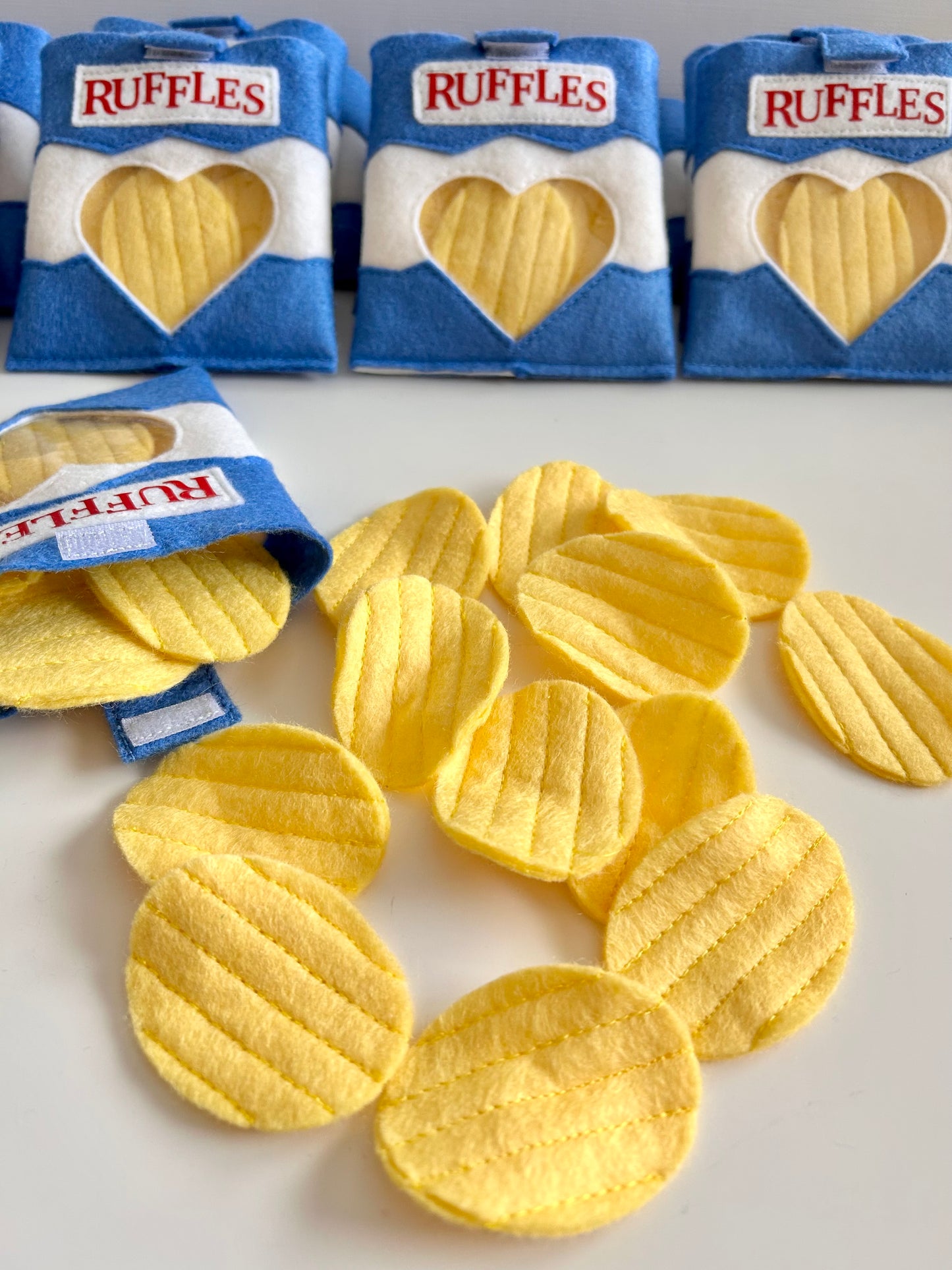Felt Ruffles Potato Chips