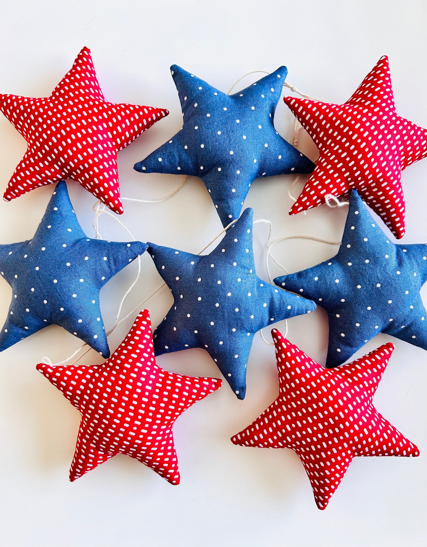 Patriotic Star Garland