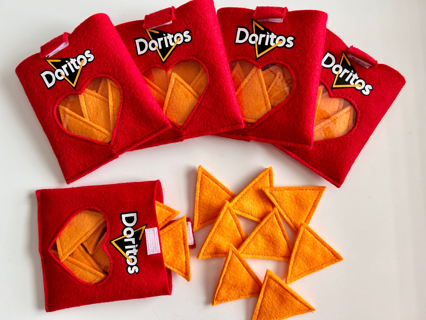 Felt Dorito Nacho Chips