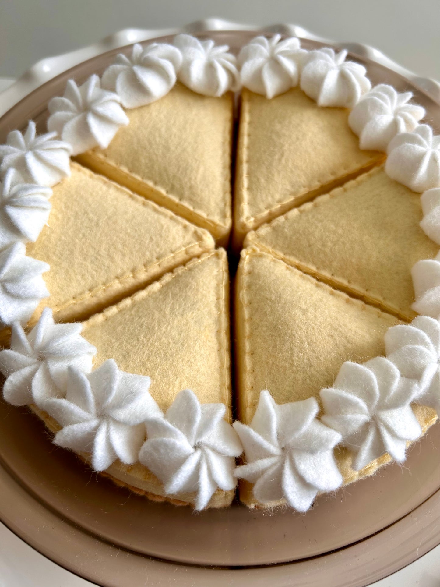 Felt Cheesecake Slice