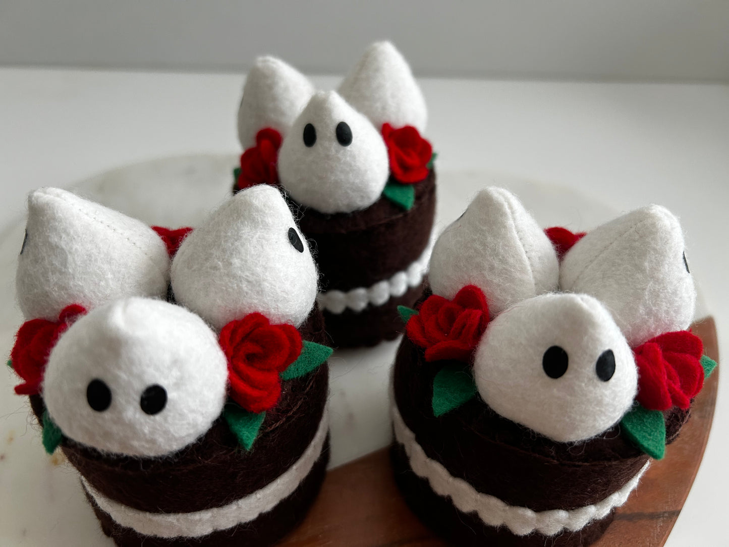 Mini Felt Ghost Cake