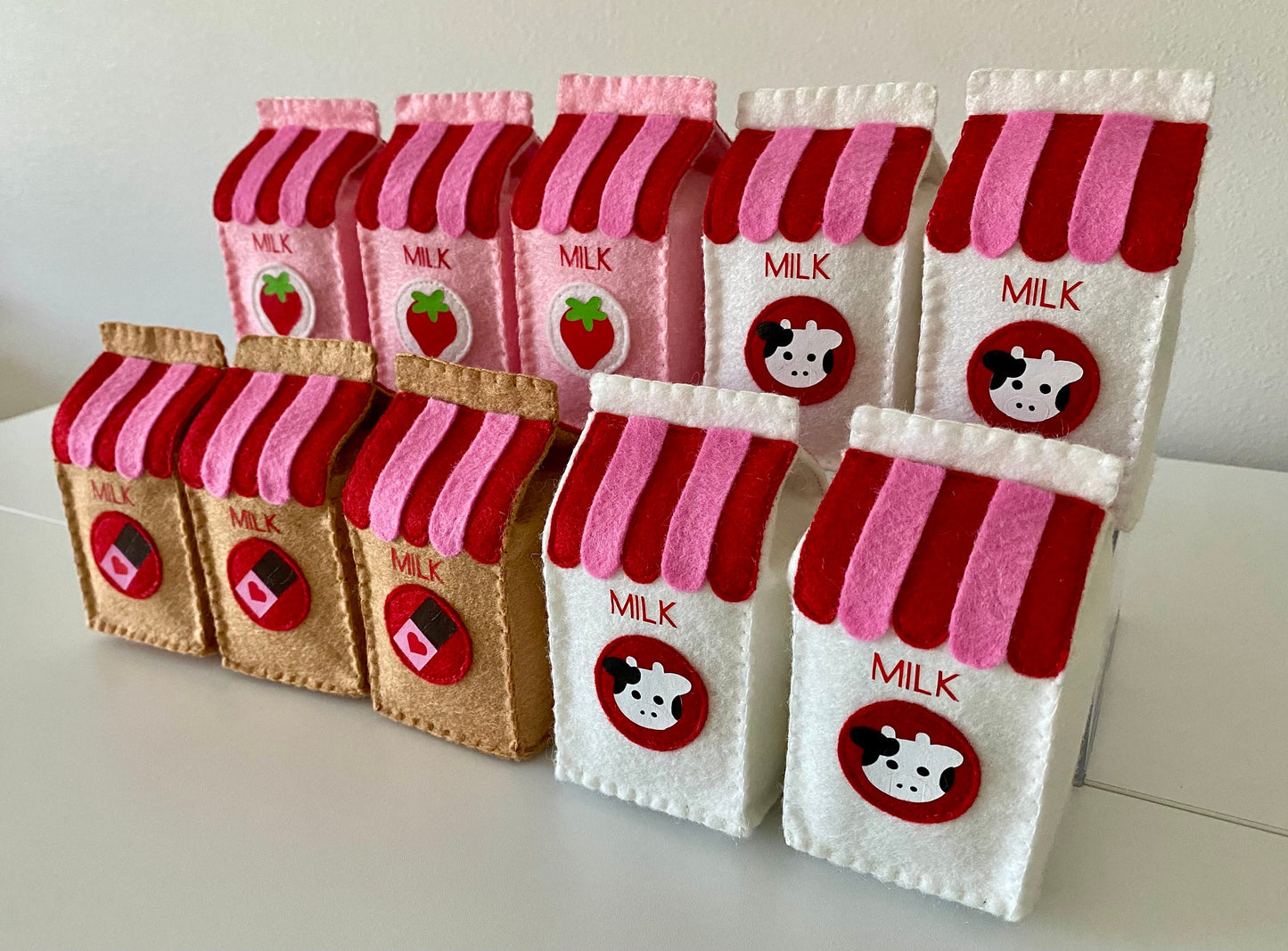 Felt Chocolate Milk Carton
