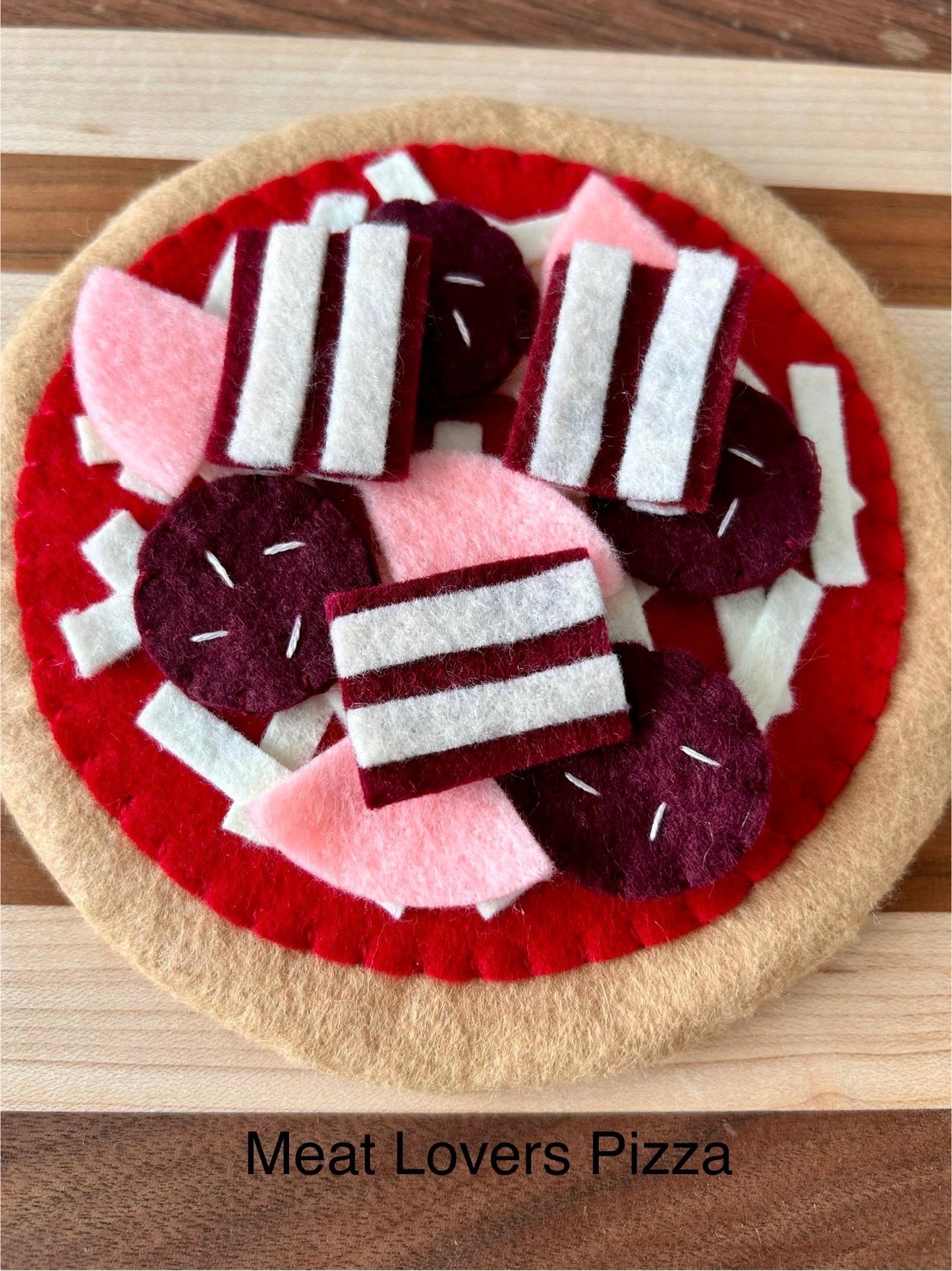 Felt Meat Lovers Pizza