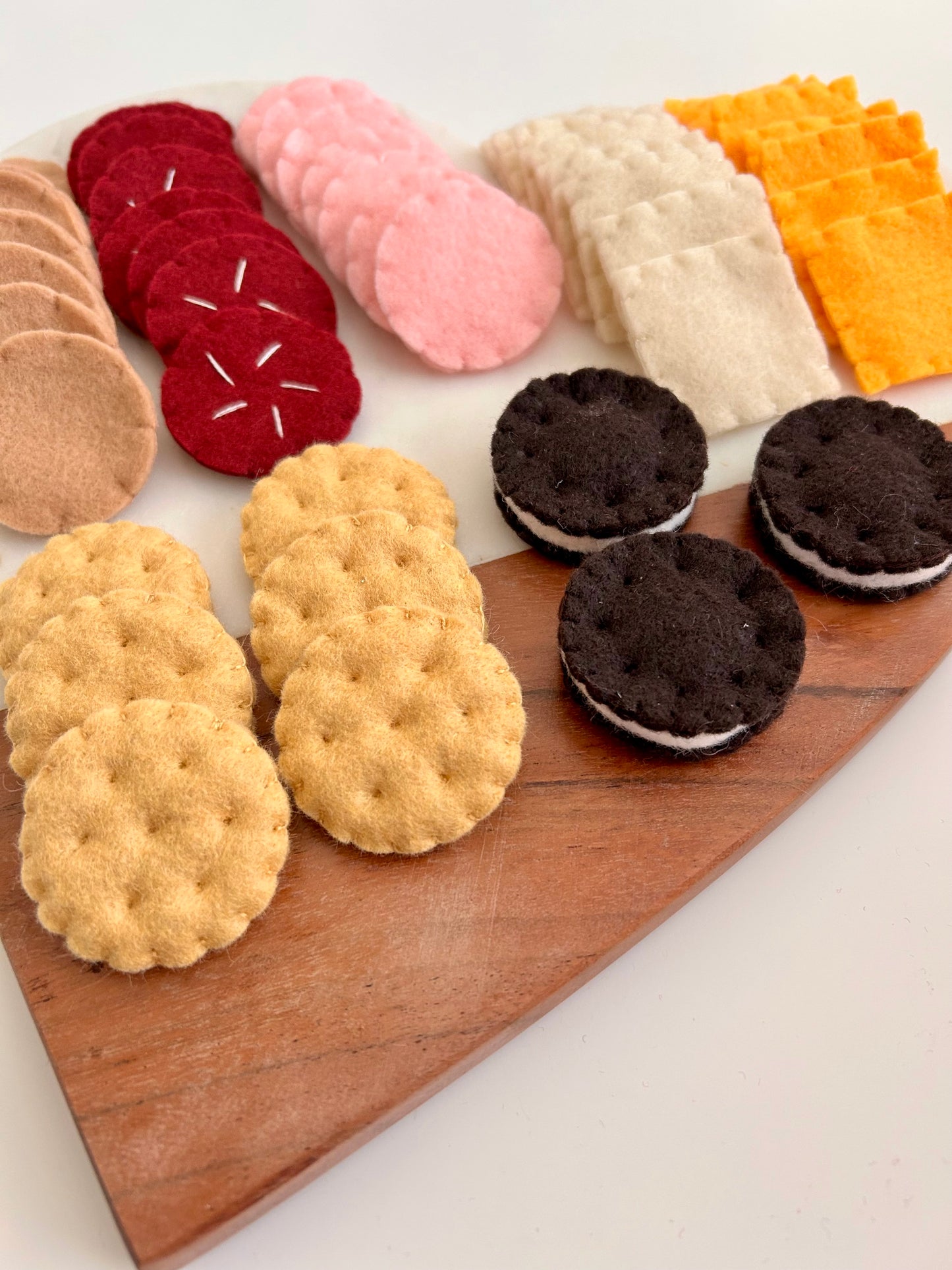 Felt Pepperoni and Mozzarella Lunchable