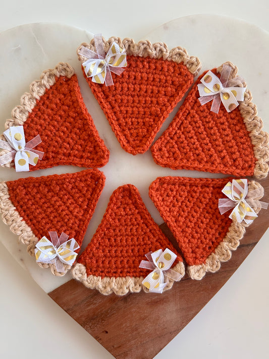 Crochet Pumpkin Pie Garland 2