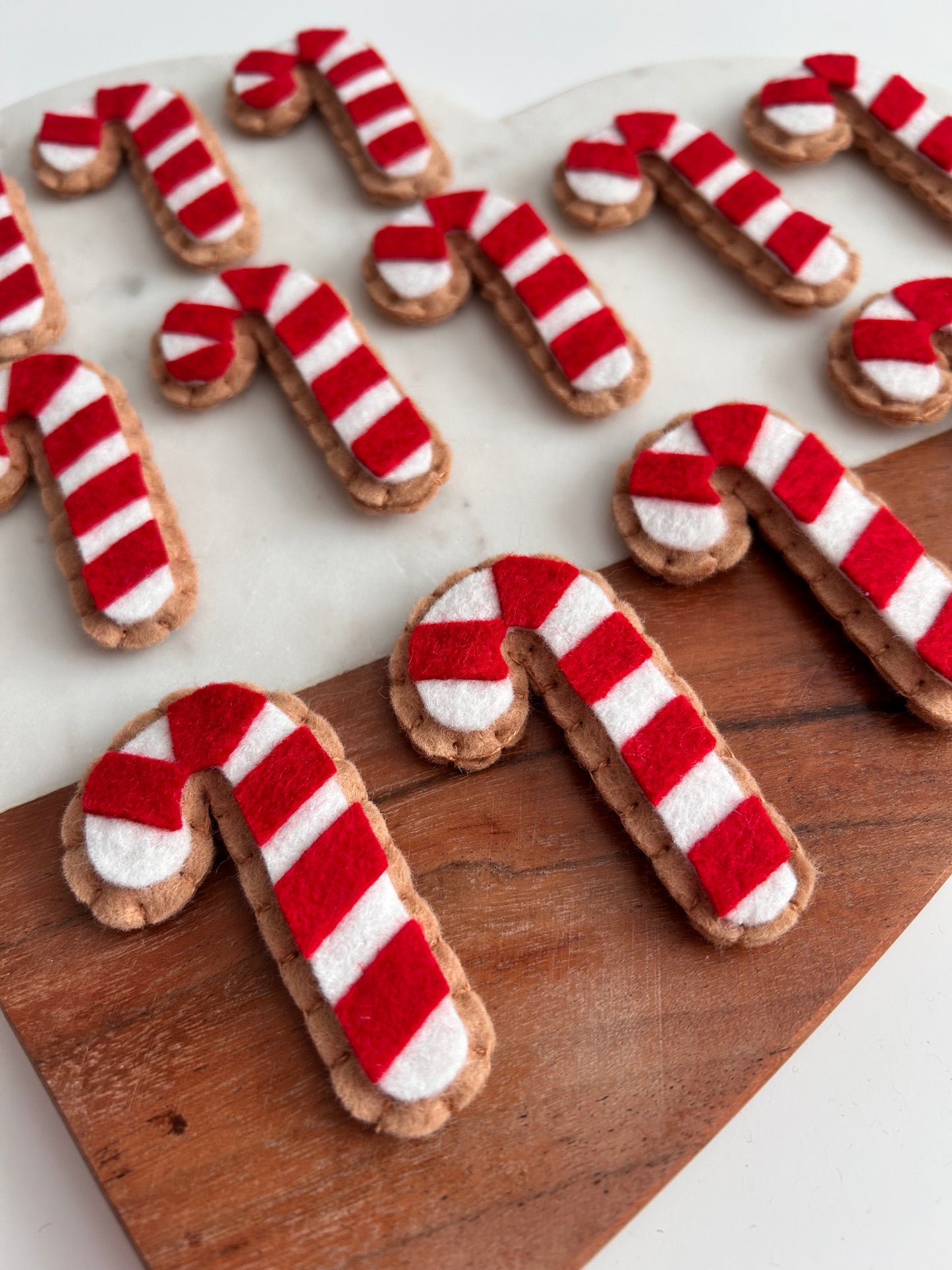 4 Felt Christmas Cookies