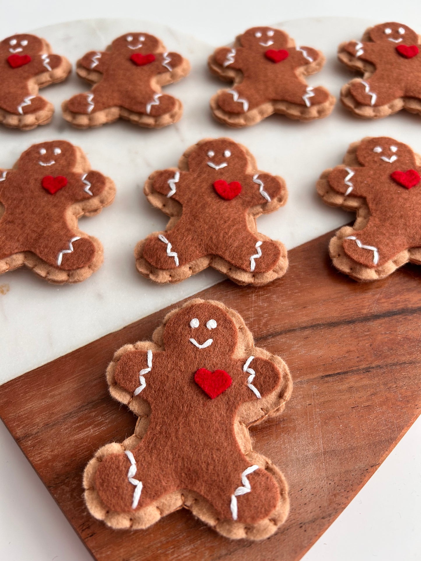 4 Felt Christmas Cookies