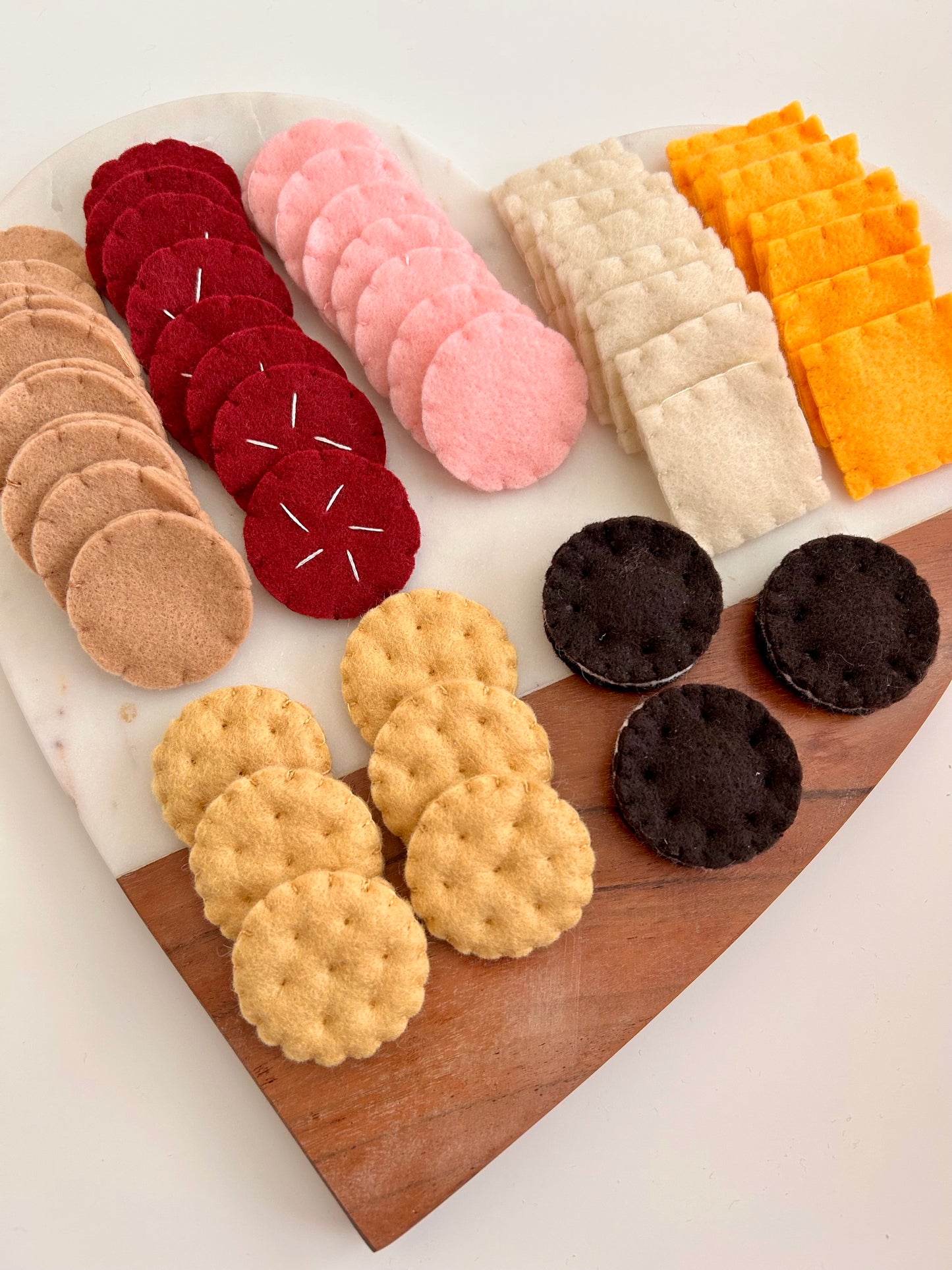 Felt Pepperoni and Mozzarella Lunchable