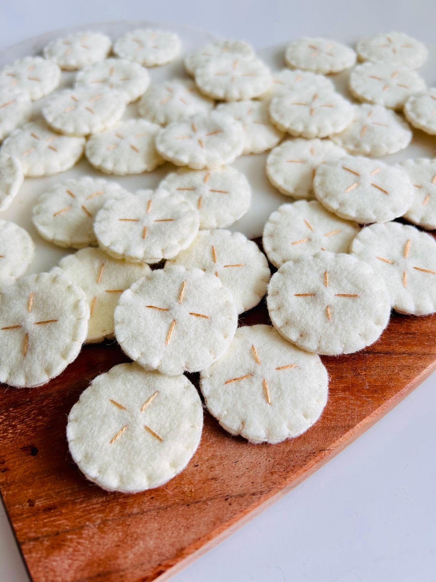 3 Felt Banana Slices