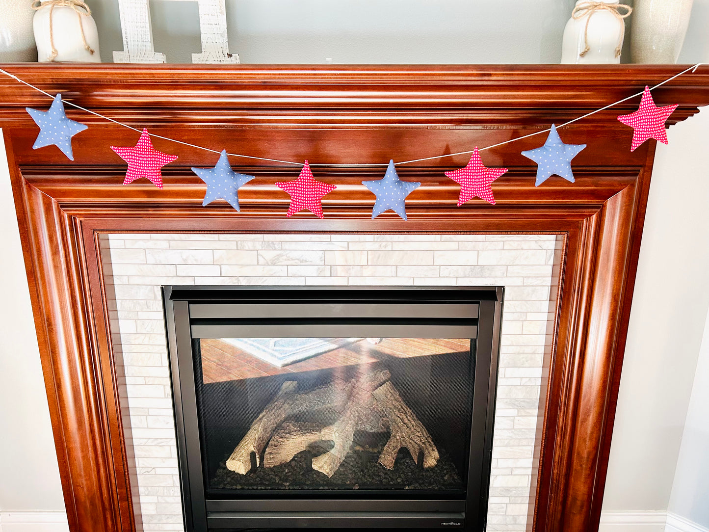 Patriotic Star Garland