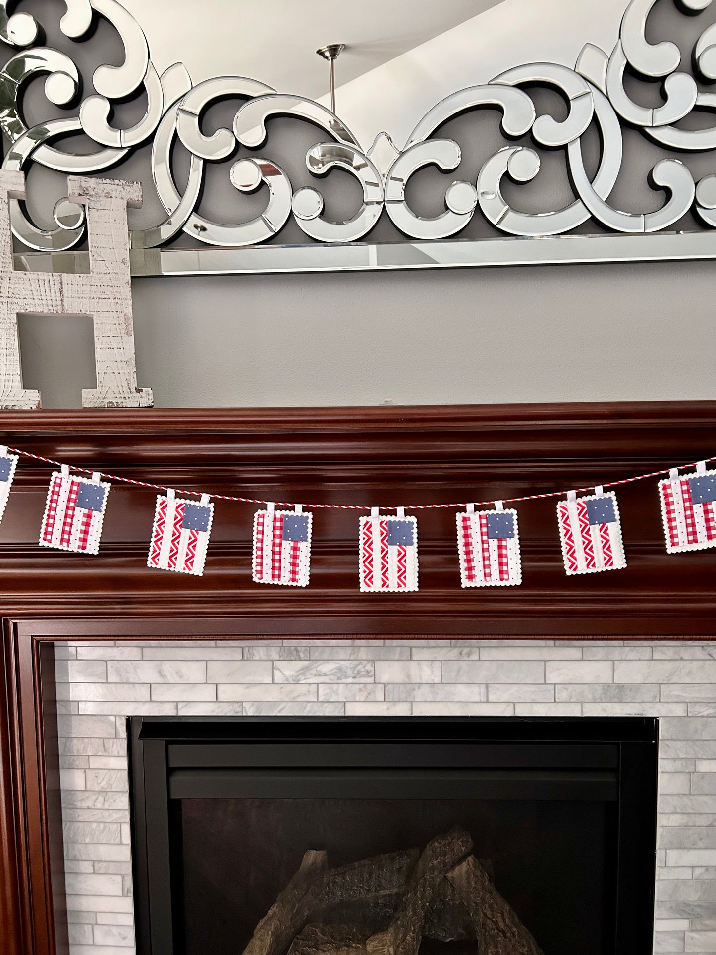 Fabric Flag Garland