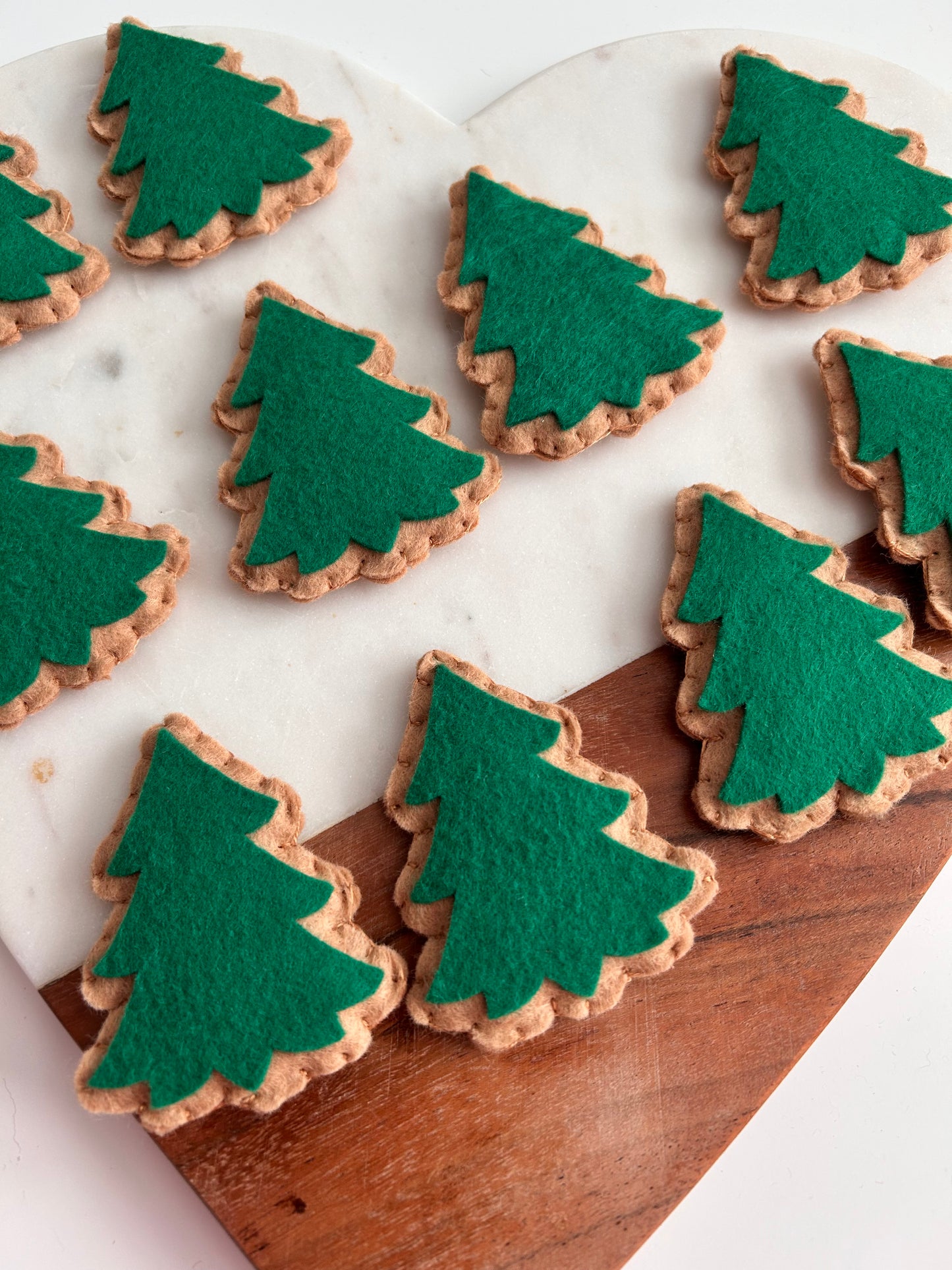 4 Felt Christmas Cookies