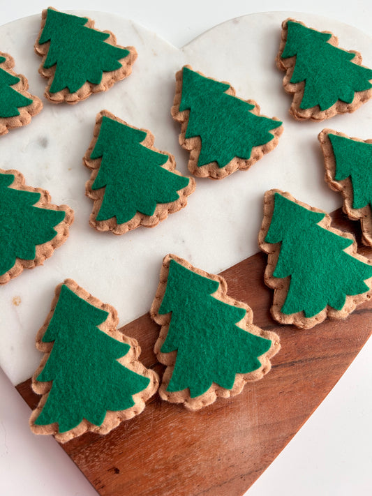 4 Felt Christmas Cookies