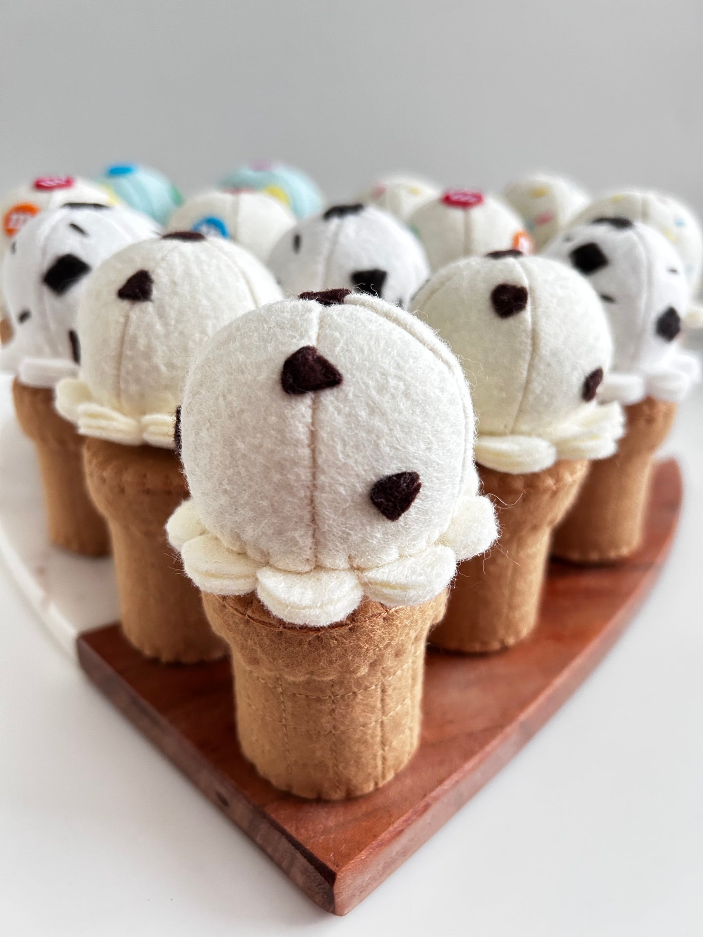 Felt Chocolate Chip Ice Cream
