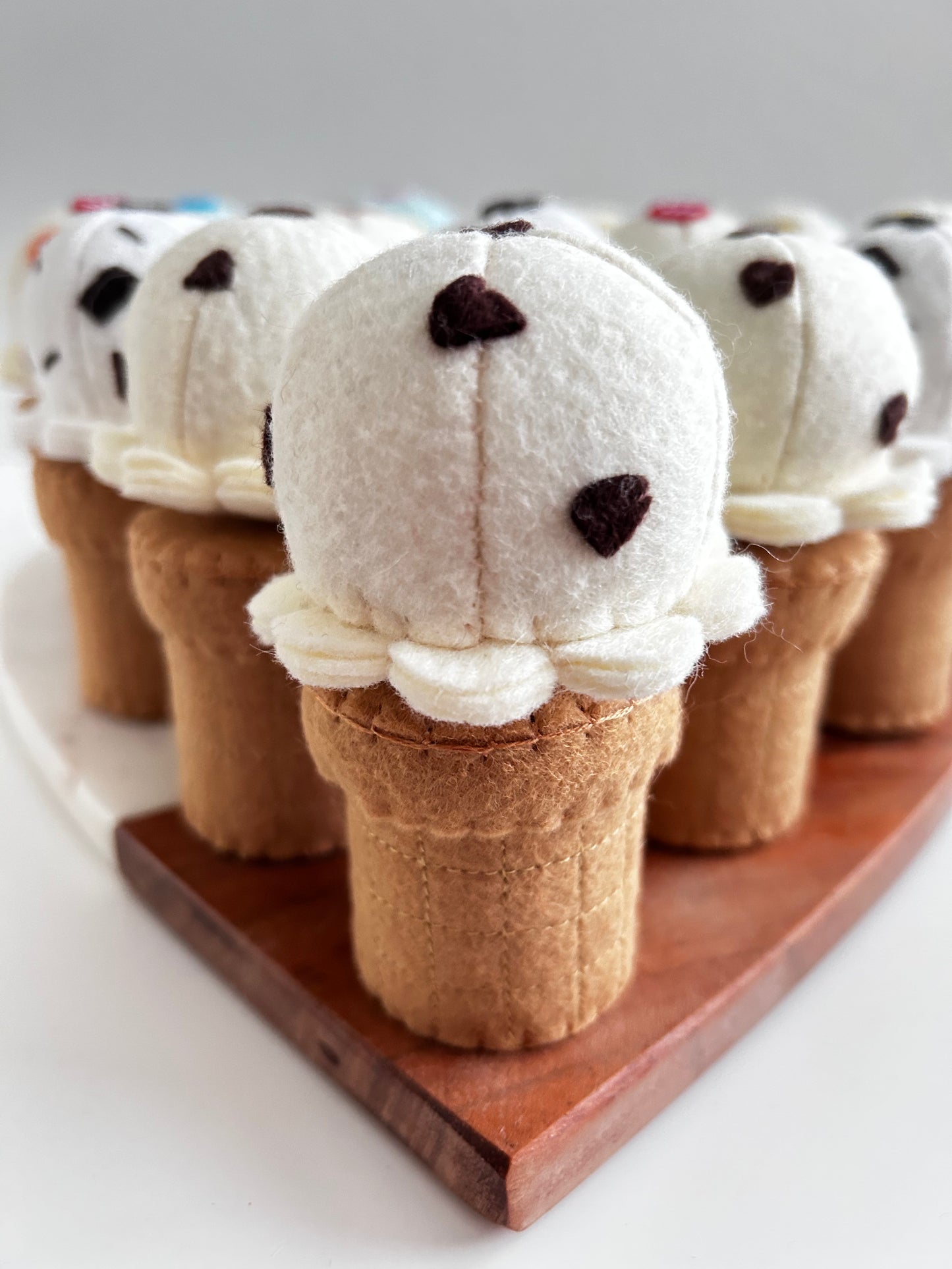 Felt Chocolate Chip Ice Cream