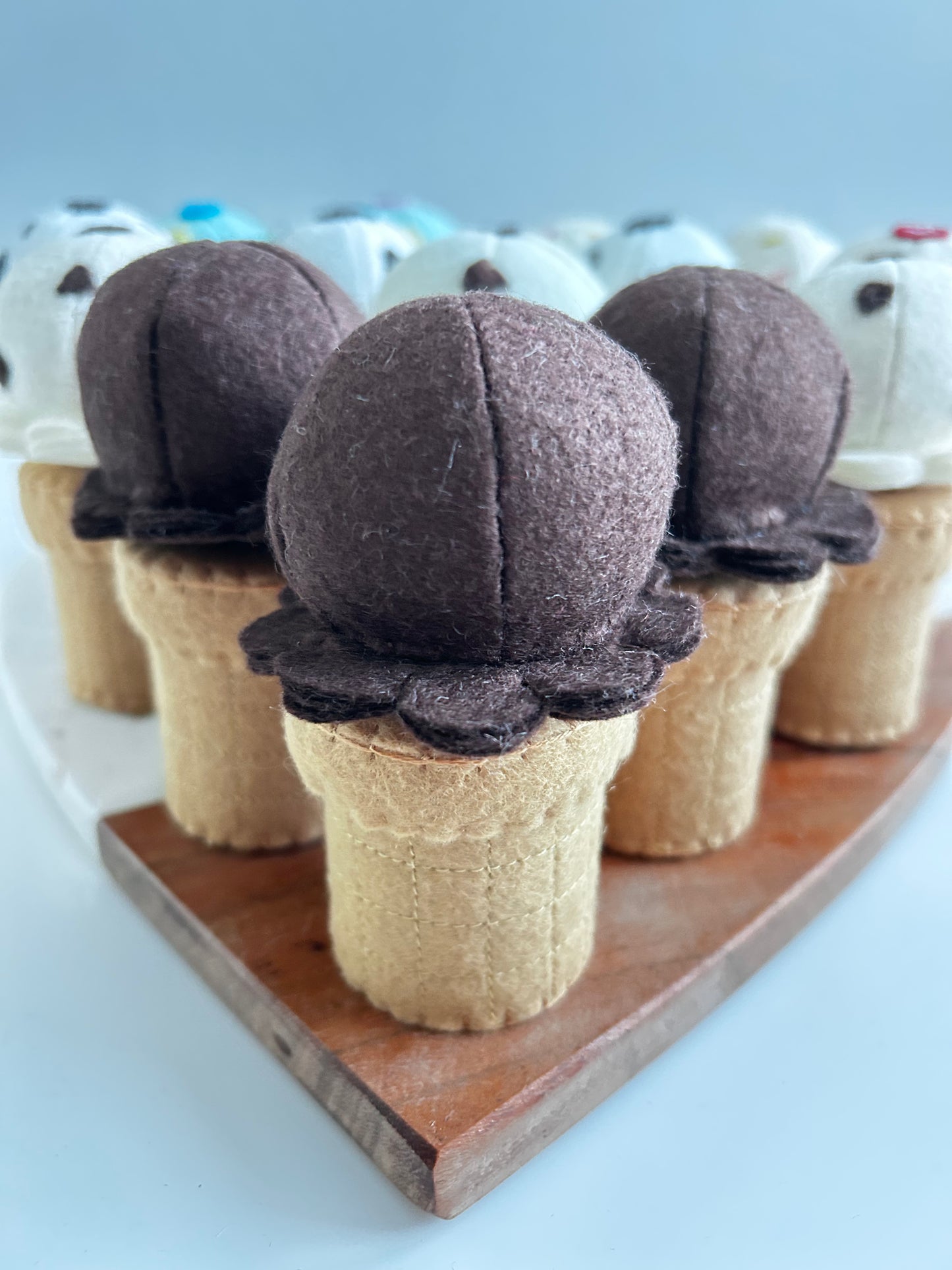 Felt Chocolate Ice Cream