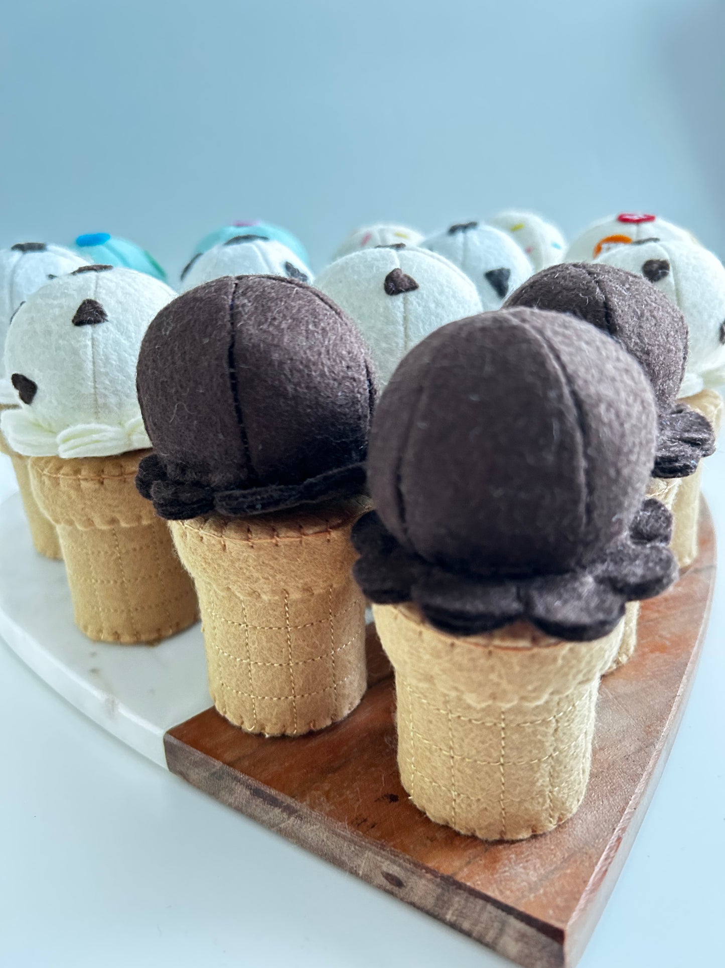 Felt Chocolate Ice Cream
