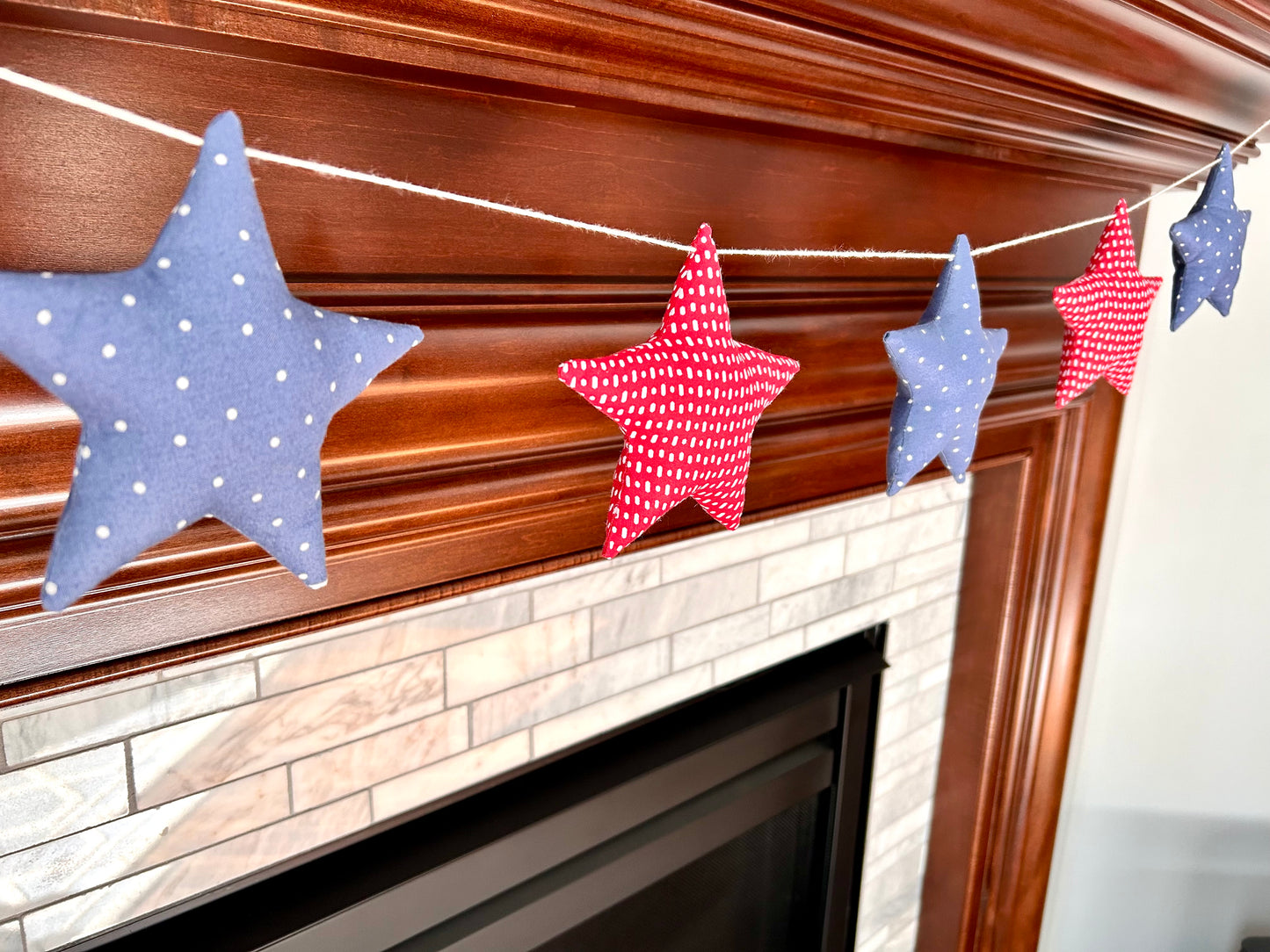 Patriotic Star Garland