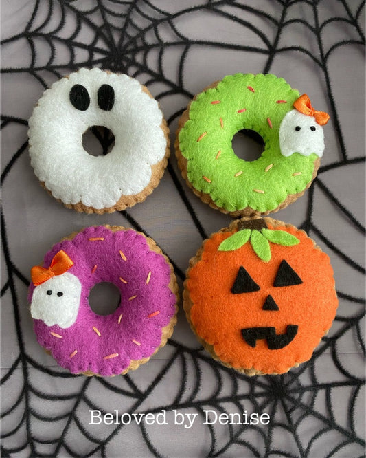 4 Halloween Donuts
