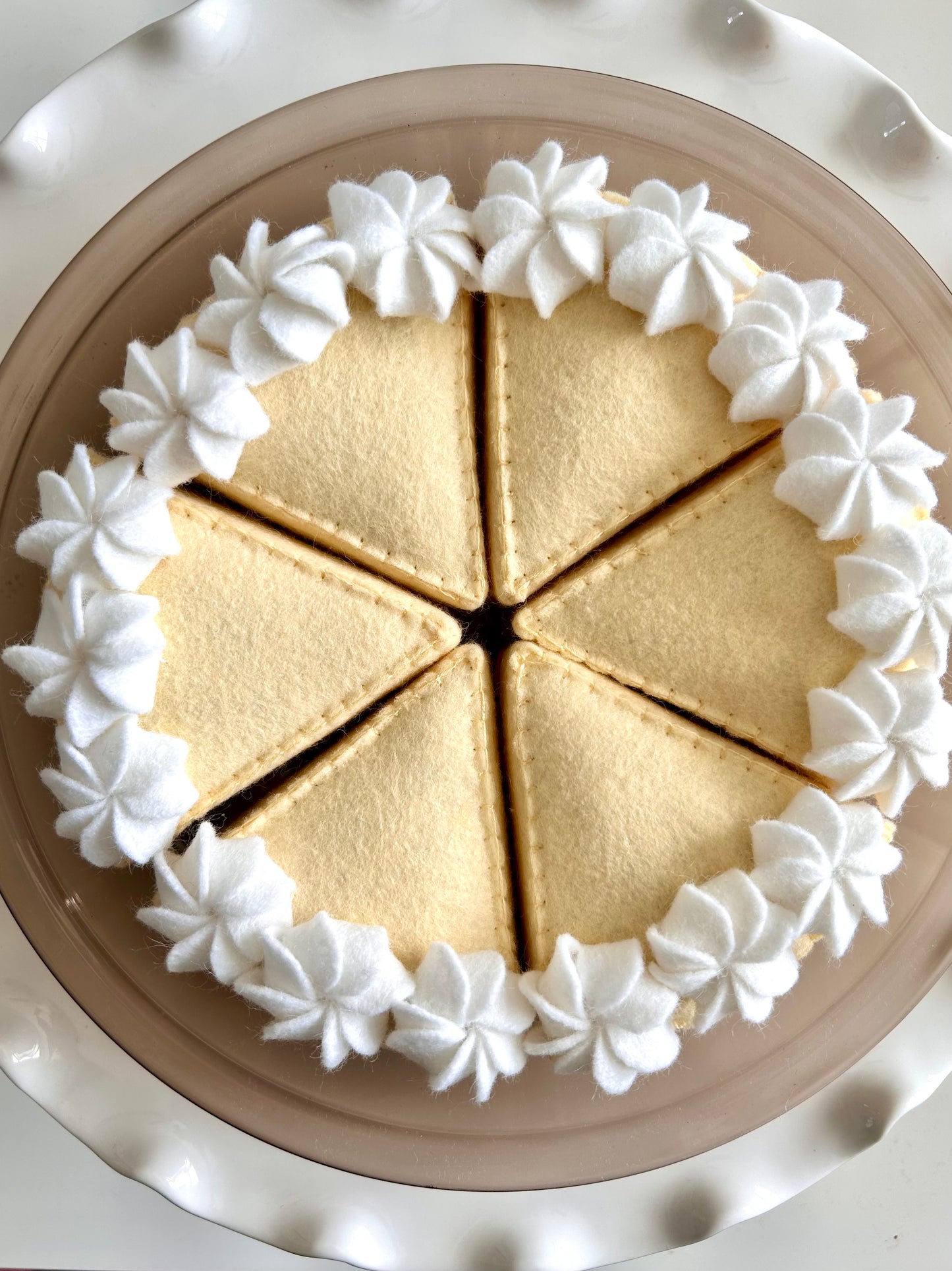 Felt Cheesecake Slice