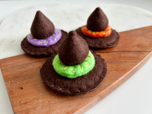 Felt Pretend Play Witch Hat Cookie PDF Pattern