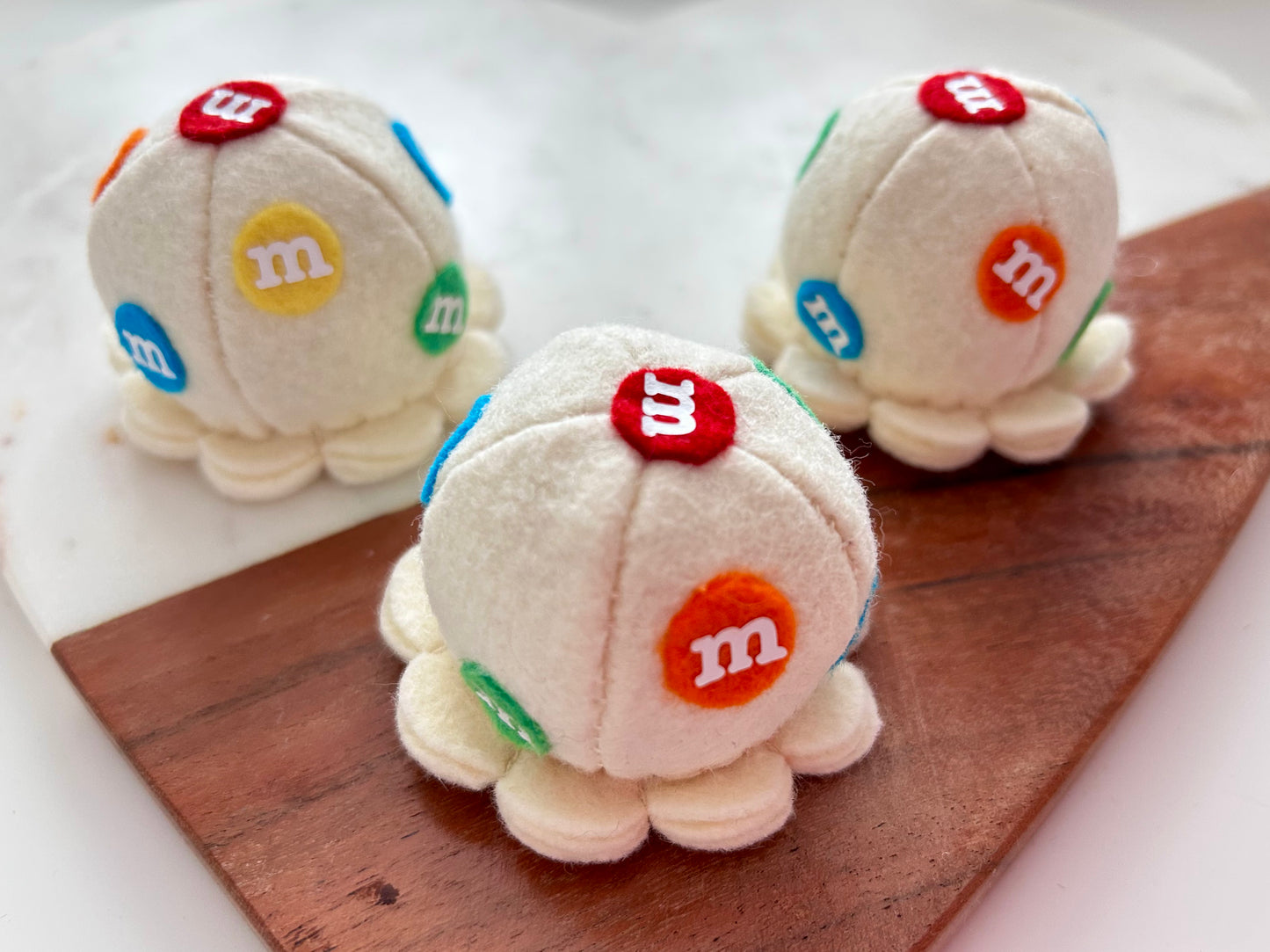 Felt M&M Inspired Ice Cream