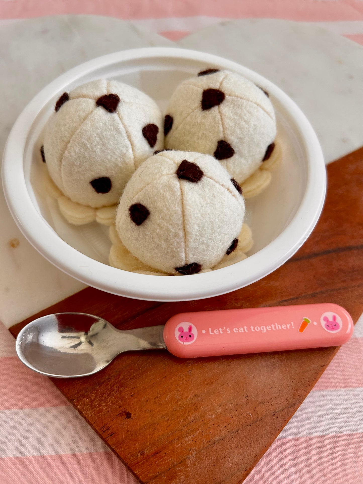 Felt Chocolate Chip Ice Cream