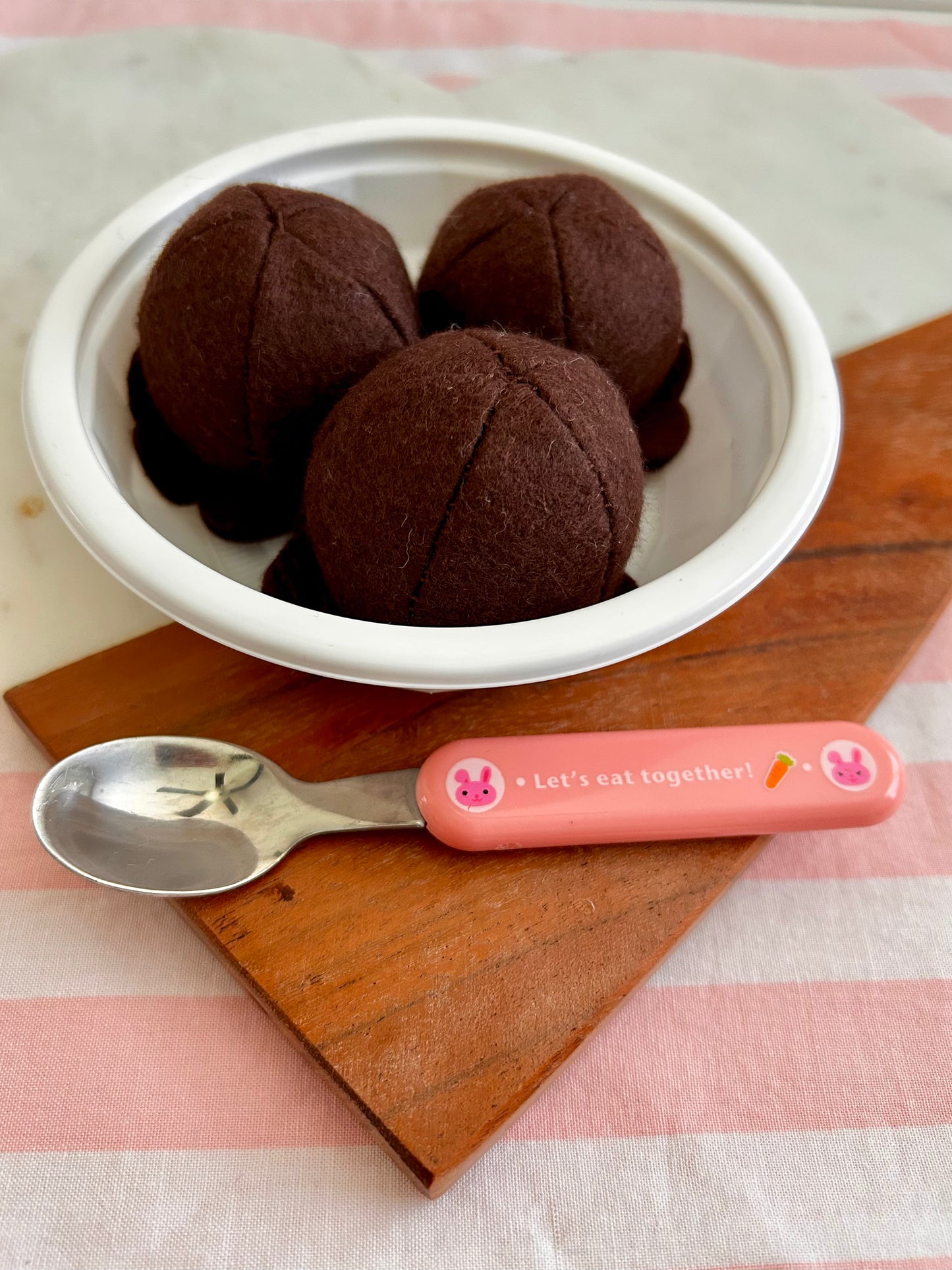 Felt Chocolate Ice Cream