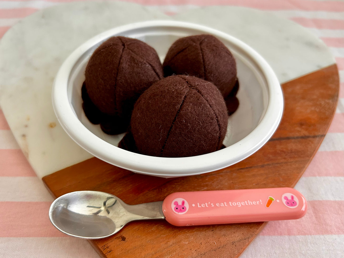 Felt Chocolate Ice Cream