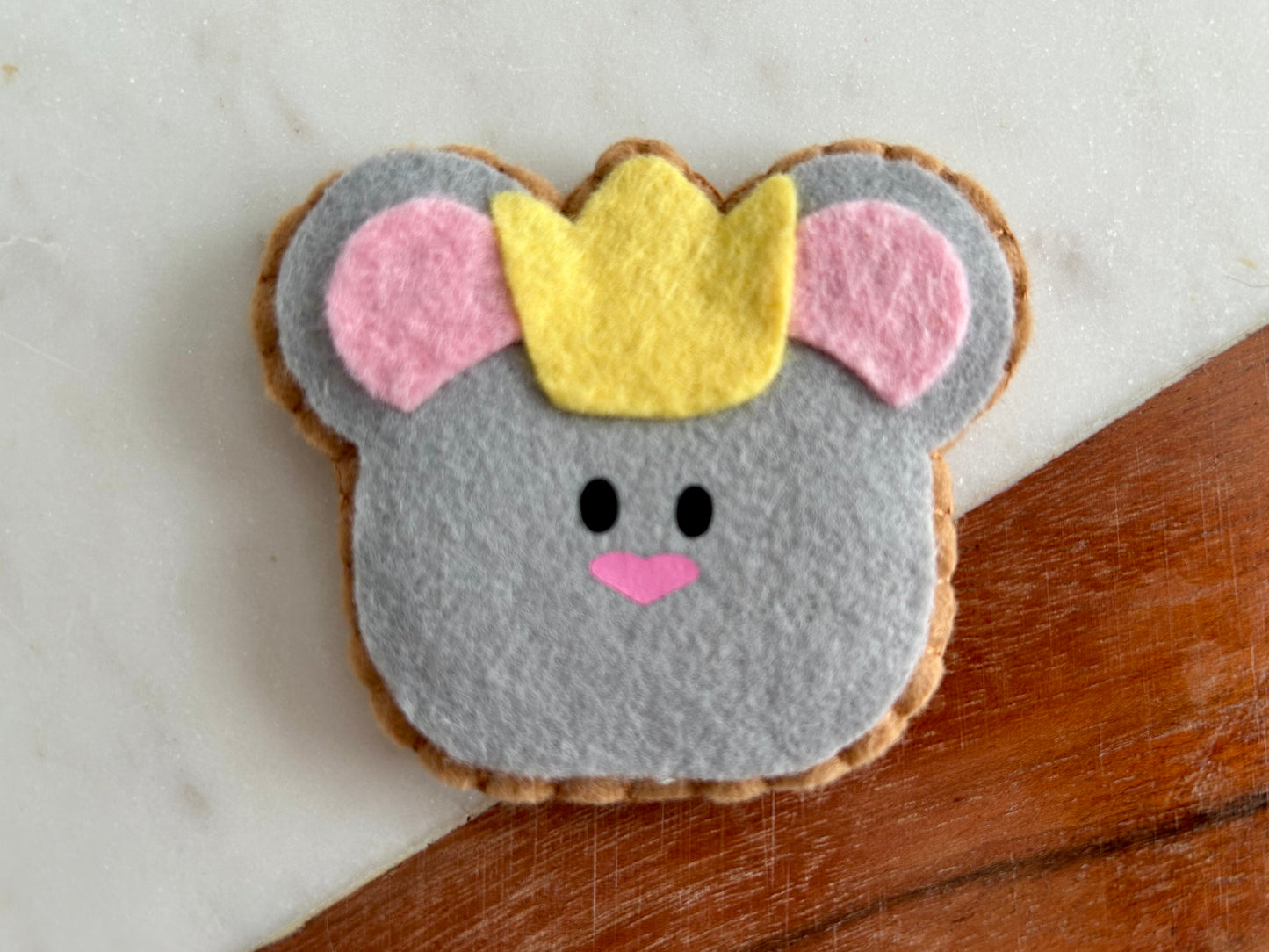 Felt Pretend Play Nutcracker Cookies PDF Pattern